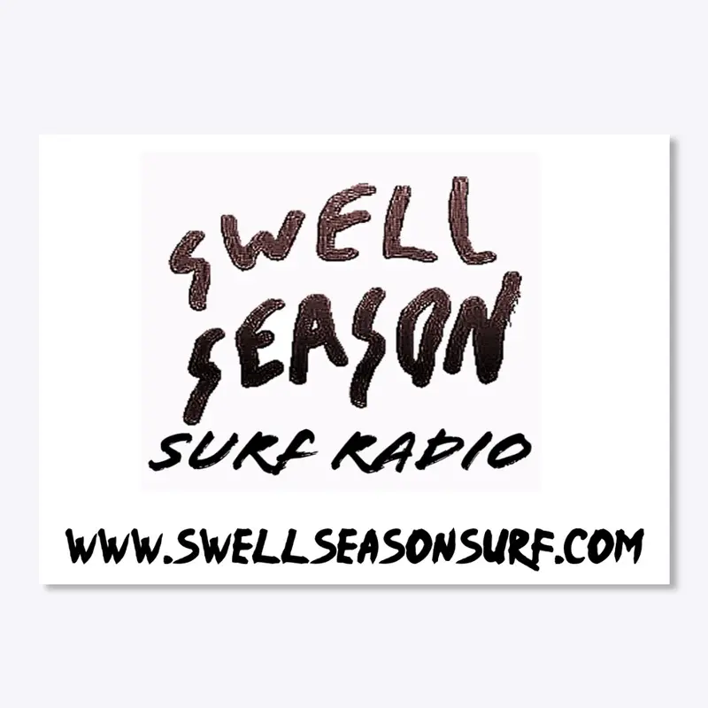 Swell Season Surf Radio Sticker